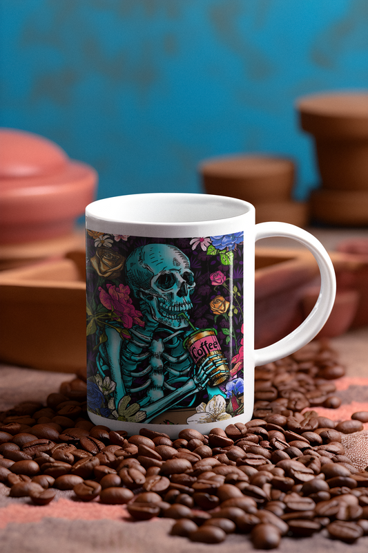 Skull & coffee